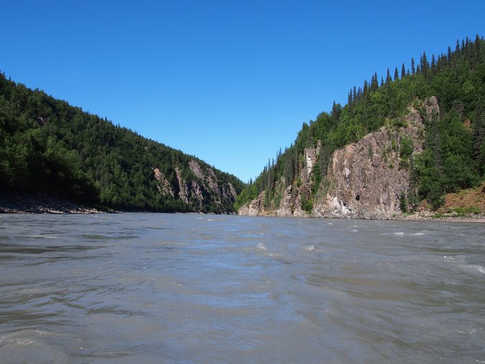 The proposed damsite