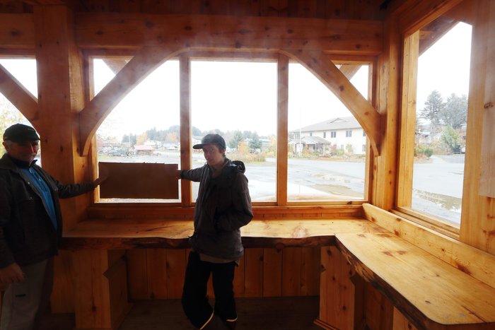 Cardboard is the size of a single panel from the timeline