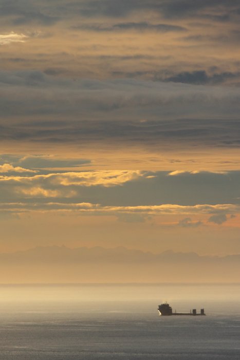 This ship delivered Buccaneer's jackup rig to Homer the day before.