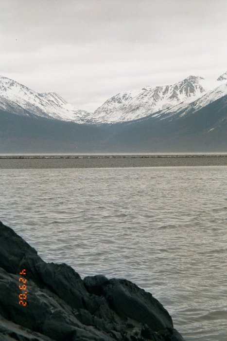 Photo 1 - Looking north at the bore approaching on April 29.