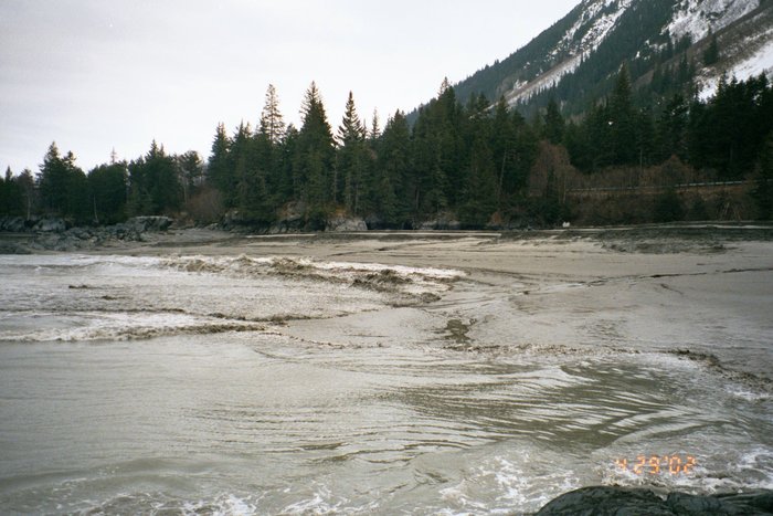 Photo 3 - Initial formation of the reflected bore.