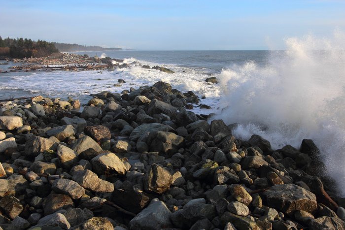 This lagoon is a pivotal spot for erosion at Malaspina Glacier, where the interaction between ocean and ice leads to rapid melting and  <a href="http://www.groundtruthtrekking.org/Essays/Global-warming-coastal-erosion-malaspina-glacier.html">rapid erosion</a>