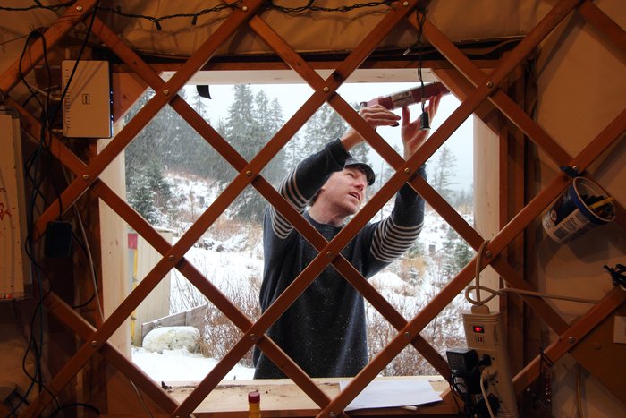 We installed two new windows and repaired a mistake I'd made on another.