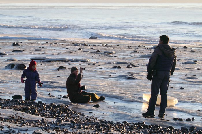 Friends Sahid, Andrea, and Duncan