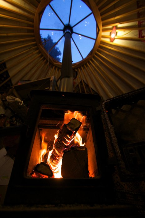 Wood is already actively in the carbon cycle, so burning it has minimal climate change impact.